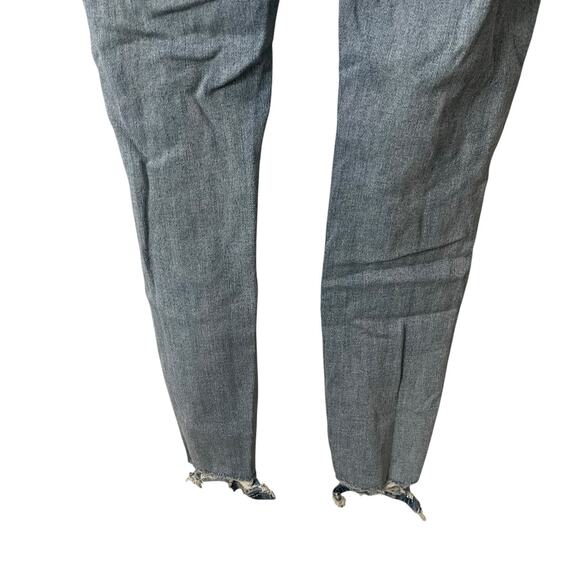 American Eagle 4 Regular HiRise Jegging Distressed Light Blue Stretch - Picture 6 of 7